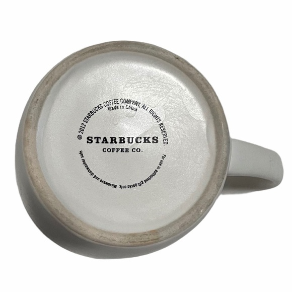 Starbucks 2012 Snowman Winter Holiday Mug w/ Bunny - Picture 7 of 7